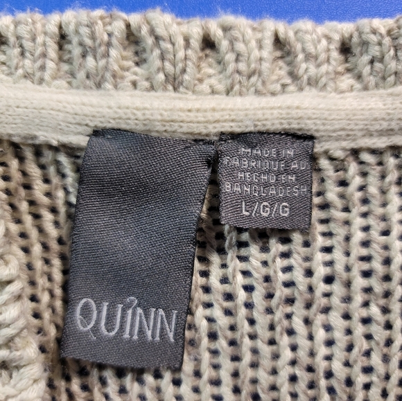 QUINN Double Zipper Scoop Neck Sweater - Picture 8 of 8